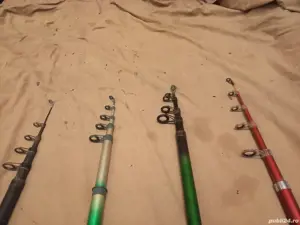 Lansete 2,4m, telescopica cu muinete 300 - imagine 3