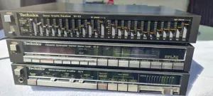 linie technics egalizator sh e5-stereo tuner st 5-stereo amplif su-5