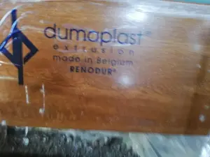 vanzare Pervaz PVC DUMAPLAST Belgia 612 ml x 14 lei ml alb si maro