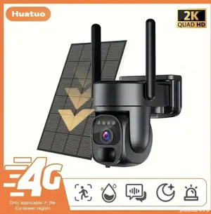 camera supraveghere ip wireless 4g cu sim solara acumulator