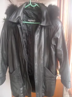 Haina de piele dama Sanpauli - imagine 3