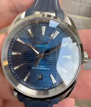 OMEGA Aqua Terra 150 m Blue GDF MY8215