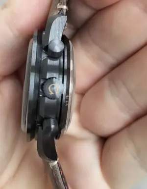 Omega Speedmaster 44 mm Dark Side Of the Moon OMF V2 A7750 - imagine 4