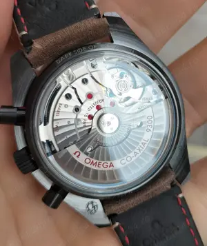 Omega Speedmaster 44 mm Dark Side Of the Moon OMF V2 A7750 - imagine 5