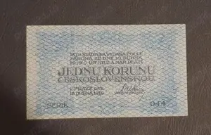 1 korunu 1919 Cehoslovacia 