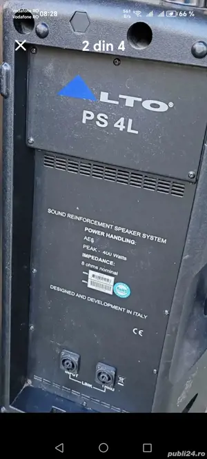 Amplificare+boxe +stativi,cabluri - imagine 2