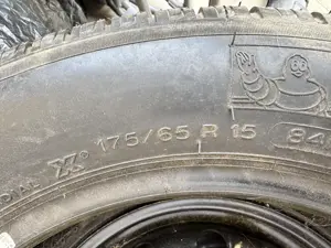 Anvelope de vară MICHELIN 175/65 R 15, roata rezervă Skoda Fabia, VW Golf 5 - imagine 3