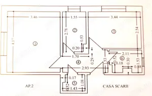 Apartament 2 camere decomandat