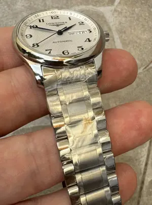 ceas Longines Master Collection DayDate 38.5mm White Dial XF A2836 - imagine 3