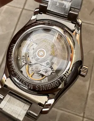 ceas Longines Master Collection DayDate 38.5mm White Dial XF A2836 - imagine 5