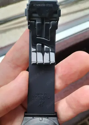 Hublot Fusion Bang Vendome 45 mm DLC   Rubber Black Automatic Japonez Citizen Miyota 8215 - imagine 5