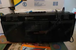 SHARP Stereo Radio Cassette Recorder WQ-T232 Dublucasetofon vintage
