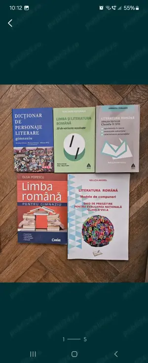 Set 5 carti Lb rom Eval Nat 30 lei , Memorator engleza 10 lei , Botanica sistematica 20 lei