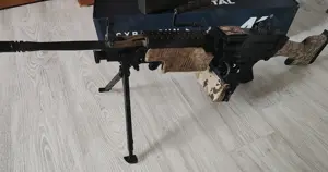 Replica airsoft A&K M249 MK2 SAW mitraliera+ Upgrade. - imagine 3