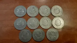 Monede 1 leu din 1966 - imagine 2