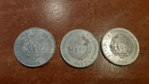 Monede 25 bani din 1966 si 1982  - imagine 2
