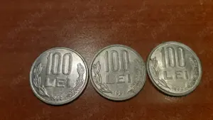 Monede 100 lei din 1993 - imagine 2