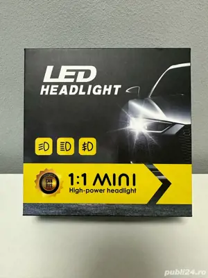 Set 2 becuri H7 LED K13 ~ 150w/19000LM / CANBUS, Lumina Puternica !!! - imagine 3