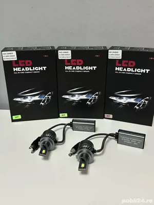 Leduri H7 /  V68, Canbus, 180W, 16000LM - Pret redus ‼️ - imagine 3