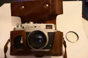 Aparat Foto Zorki 4 Jupiter 8 KODAK Retina II Ektar pe film