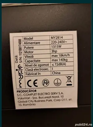 Vand banda de alergat Myria MY2814 pliabila!