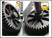 roata 10 cu 54 dinti ATV electric/ diverse roti din plastic - imagine 7
