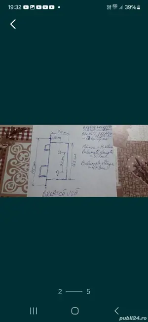 Vand broaste cu cheie sau yala,balamale si manere cu rozeta pentru usi lemn. - imagine 2