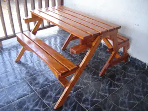 Banca pliabila pentru terase gradina de 4;6 persoane