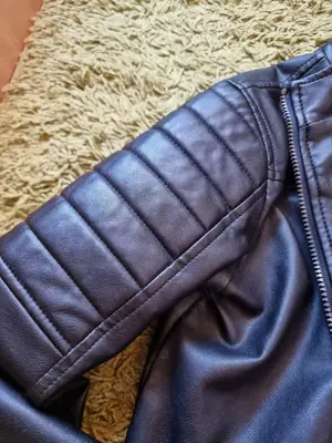 Geacă din piele ecologică pentru copii 158 cm - imagine 3