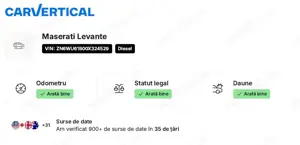 Maserati Levante Garantie Q4 AWD Comenzi Vocale Keyless Distronic LED R22 - imagine 10
