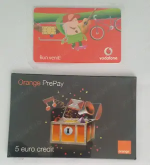 Cartele telefonice: Vodafone si Orange, sigilate de colectie