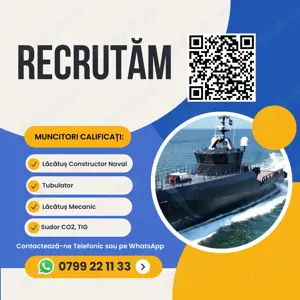 Lăcătuș Constructor Naval, Tubulator, Lăcătuș Mecanic, Sudor CO2, Sudor TIG - imagine 2