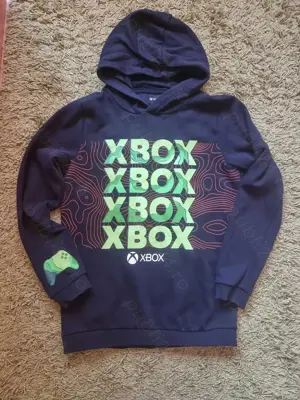 Hanorac negru cu XBox 14 ani 164 cm 