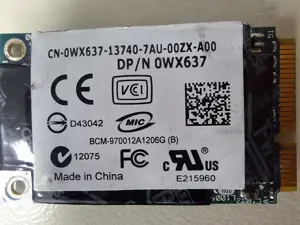 OEM Dell WX637 0WX637 Hybrid Wireless Wifi HD Decoder Mini PCI-e Card - imagine 3