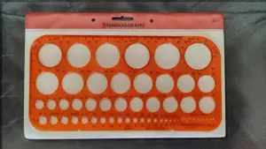 Vand plansa de desen ROTRING profil A4 +3 sabloane + 3 echere - imagine 3