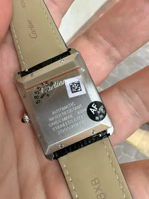 Cartier Tank Must 41 mm Argintiu White Dial AF MY9015 - imagine 4