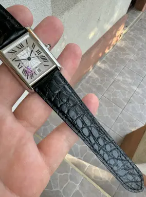 Cartier Tank Must 41 mm Argintiu White Dial AF MY9015 - imagine 3