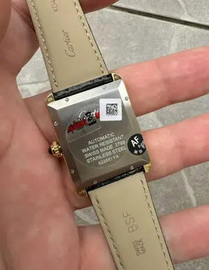 Cartier Tank Must 41mm Aur Galben White Dial AF MY9015 - imagine 4