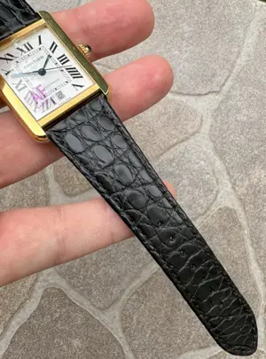 Cartier Tank Must 41mm Aur Galben White Dial AF MY9015 - imagine 5