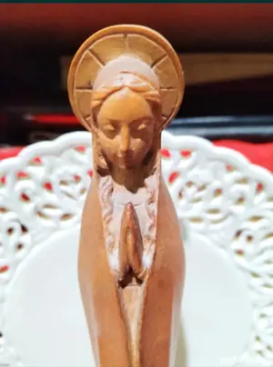 Statuetă italiană Fecioara Maria 