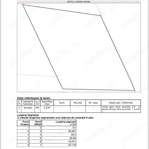 Teren 3.229 mp Dealu Floreni   200 m de drumul european, parcelă ideală pentru construit - imagine 5