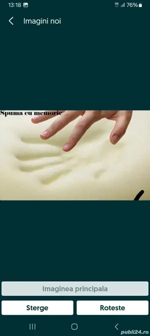 Topper cu memorie Jisk 140x200 