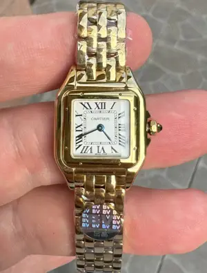 Cartier Panthere Secrete De Ladies Gold 22 mm Swiss Quartz
