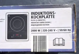 Plita electrica cu inductie Switch On, de 2000 W, Touch screen - imagine 4