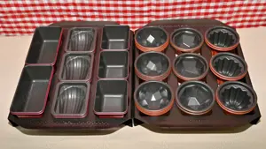 Forme pentru deserturi Tefal Cake Factory + 2 x Gratar metalic  - imagine 3