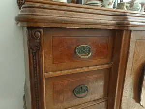 Set mobila sufragerie stil Biedermaier vintage retro veche - imagine 5