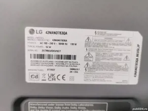 tv led smart lg nanocell 43nano783qa spart - imagine 3