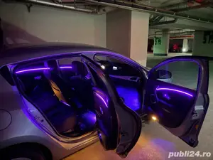 Montez lumini ambientale RGB auto - imagine 2