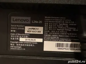 Monitor led lenovo 24  - imagine 2
