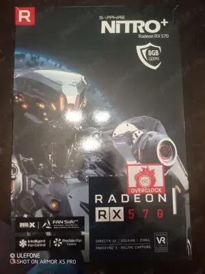 Vand placa video SAPPHIRE NITRO+ RADEON RX570 Pret 650 lei